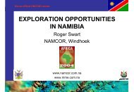 EXPLORATION OPPORTUNITIES IN NAMIBIA - Unctad XI