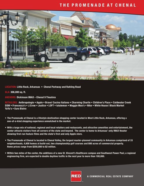 The Promenade at Chenal Leasing Brochure.cdr - Red ...