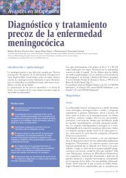 DiagnÃ³stico y tratamiento precoz de la enfermedad meningocÃ³cica