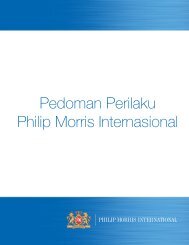 VÝROČNÍ ZPRÁVA ANNUAL REPORT - Philip Morris