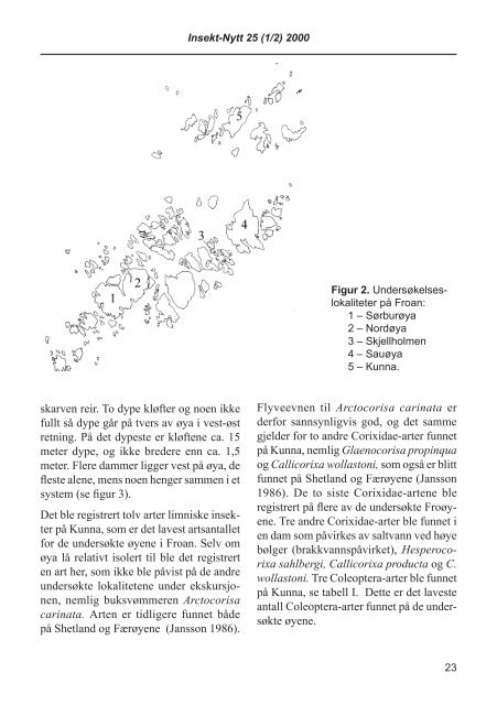 Insekt-Nytt Ã¢Â€Â¢ 25 - Norsk entomologisk forening