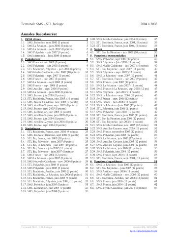 Terminale SMS-STL 2006 - Laroche - Free