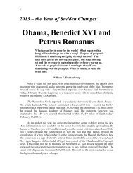 Obama, Benedict XVI, and Petrus Romanus - Triumphpro.com