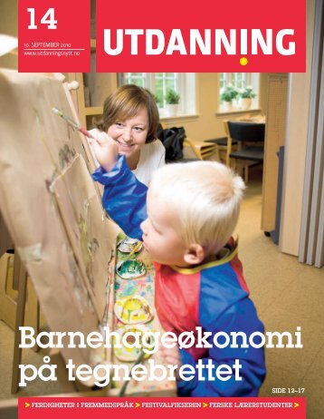 Utdanning nummer 14 2010 - Utdanningsnytt.no
