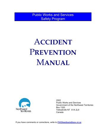 PWS Accident Prevention Manual - Department of Public Works and ...