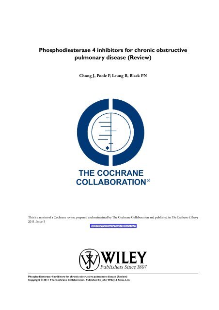 PDE4inibitors Cochrane 2011.pdf