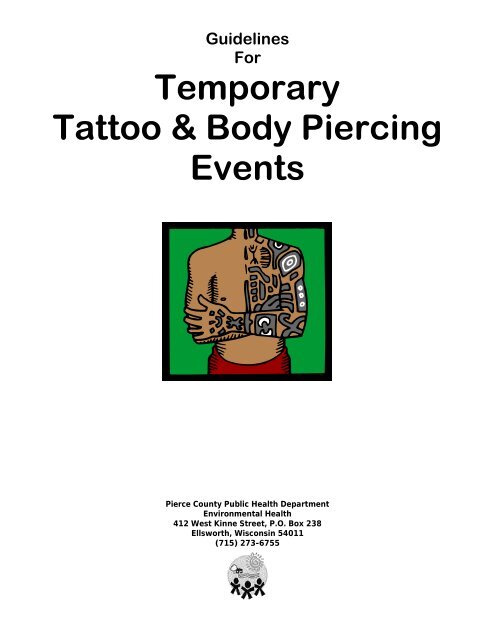 Temporary Body Art Facility Guidelines - Pierce County
