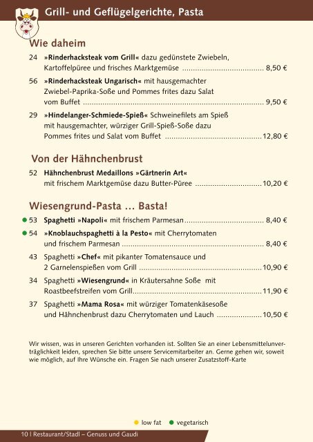 Wiesengrund Hausprospekt & Speisekarte (PDF)