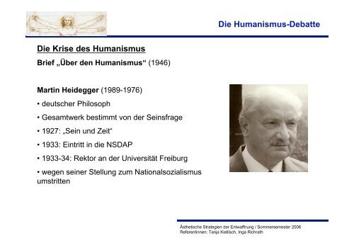 Die Humanismus-Debatte Sloterdijk