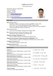 226 007, Uttar Pradesh, India. E-mail - Birbal Sahni Institute of ...