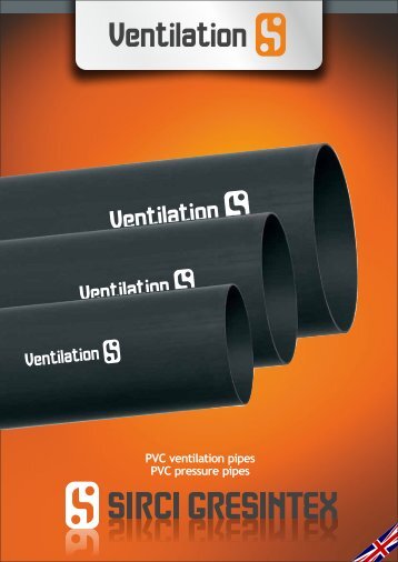 PVC ventilation pipes - Seiter Europe