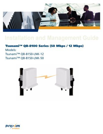 Tsunami™ QB-8100 Series (50 Mbps / 12 Mbps)