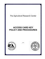 ACCESS CARD KEY POLICY AND PROCEDURES