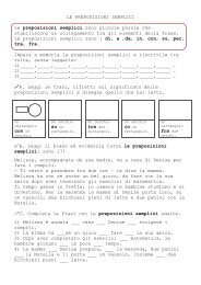 LE PREPOSIZIONI SEMPLICI Le preposizioni ... - La Teca Didattica