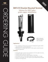 BMT-410 Bracket Mounted Terminal - Channell Commercial ...