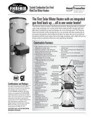 The First Solar Water Heater with an integrated - Thermal Products Inc