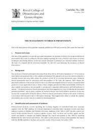 The Management of Breech presentation - Green-top 20b