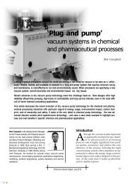 'Plug and pump' - Edwards