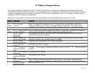 5th Edition Change Notices - IACLEA