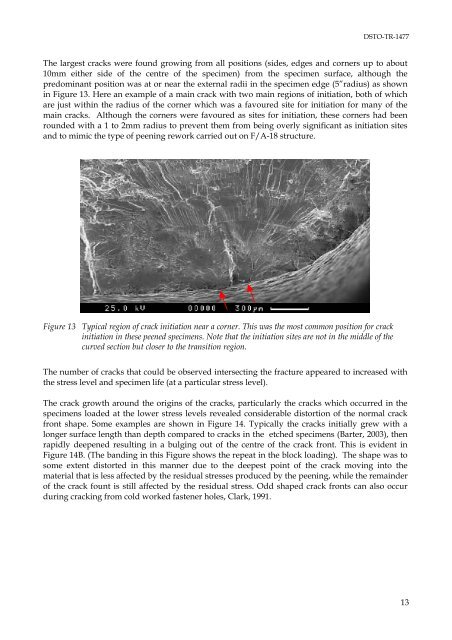 Fatigue Crack Growth in 7050T7451 Aluminium Alloy Thick Section ...