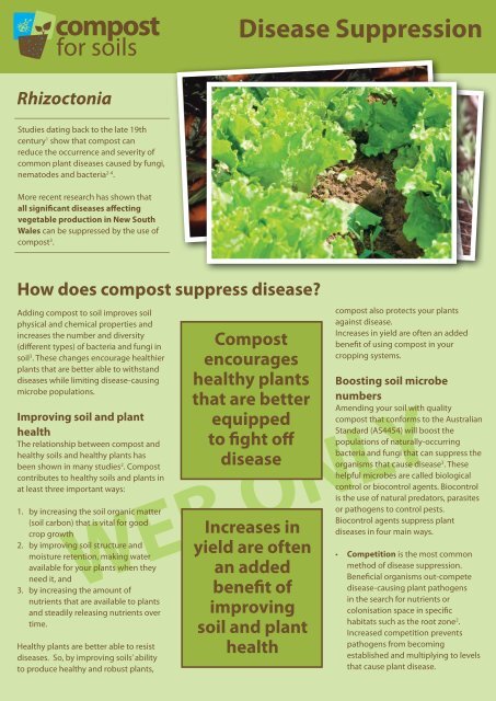 Rhizoctonia - Compost for Soils