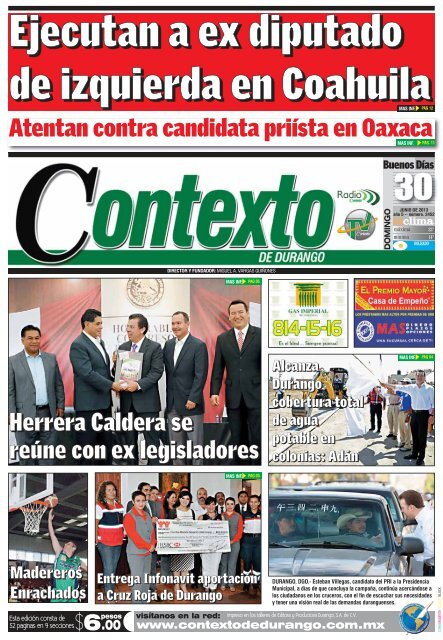 30/06/2013 - Contexto de Durango