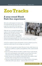 Zoo Tracks - Happy Holidays from Blank Park Zoo