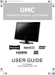 DVB-T | DVB-C* | USB | DVD* - UMC - Slovakia
