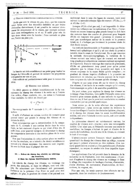 Revue Technica, annÃ©e 1936, numÃ©ro 38 - Histoire de l'Ãcole ...