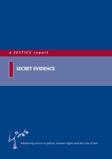 SECRET EVIDENCE - Justice