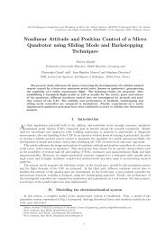 Nonlinear Attitude and Position Control of a Micro Quadrotor using ...