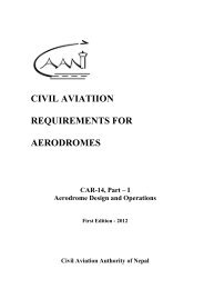 CAR-14 Part 1 - Civil Aviation Authority of Nepal