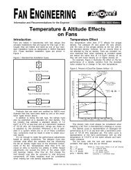 Temperature and Altitude Effects on Fans - Aerovent