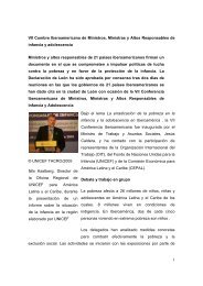 Documento de la VII Cumbre Iberoamericana de Ministros, Ministras ...