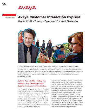 Avaya Customer Interaction Express