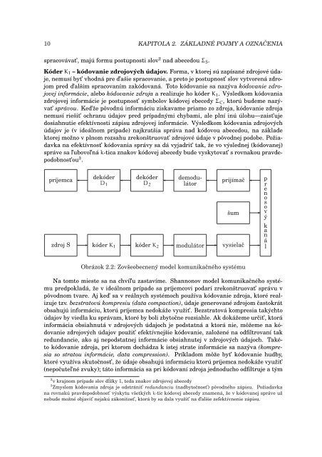 Daniel OlejÃ¡r, Martin Stanek: Ãvod do teÃ³rie kÃ³dovania