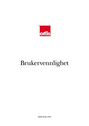 Brukervennlighet - Oras