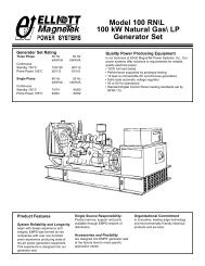 Model 100 RN\L 100 kW Natural Gas\ LP Generator Set - Western ...