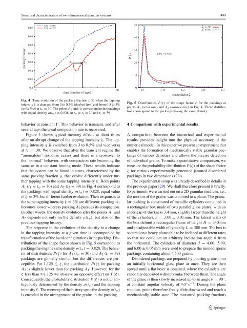 Structural characterization of two-dimensional granular ... - Springer