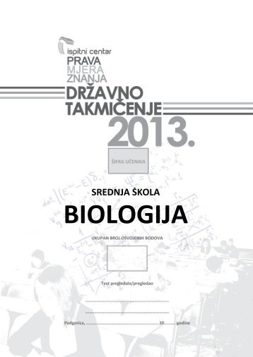 BIOLOGIJA - ICCG