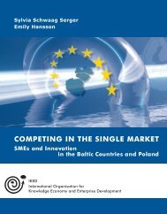 Competing in the Single Market - SMEs and ... - Erhvervsstyrelsen