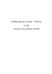 Einführung des Omega - Mesons in das N ambu-J ona-Lasinio Modell