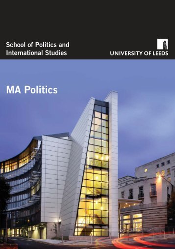 Politics:Layout 1 - School of Politics International Studies - University ...