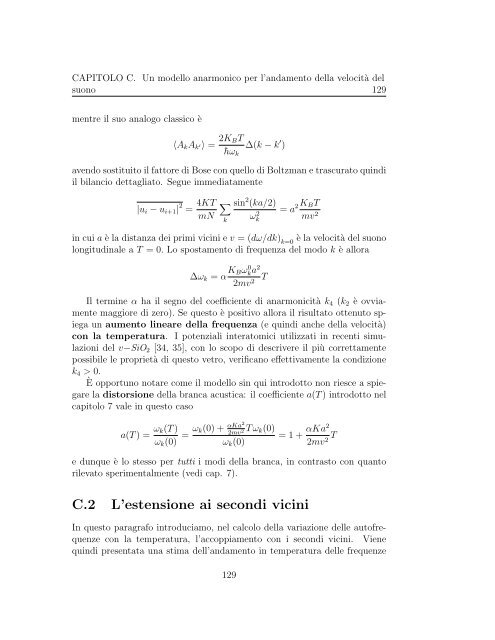 Diffusione della luce e dei raggi X in silice amorfa - La Sapienza