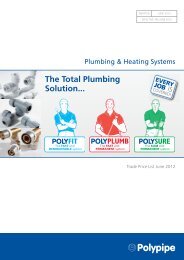 The Total Plumbing Solution... - Polypipe