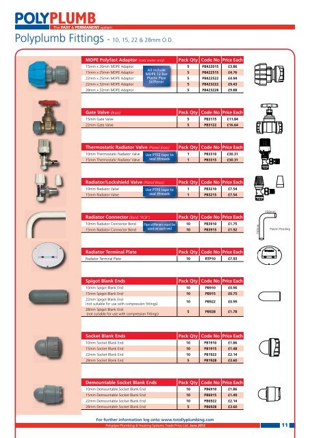 The Total Plumbing Solution... - Polypipe