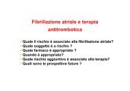 Fibrillazione atriale e terapia antitrombotica - Cuorediverona.it