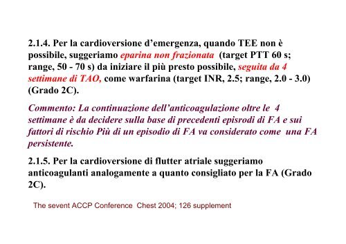 Fibrillazione atriale e terapia antitrombotica - Cuorediverona.it