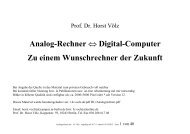 Analog-Rechner â Digital-Computer Zu einem ... - r-h-voelz.de