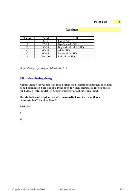 Test din spiritualitet - Spirituel udvikling